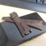 Replacement-Brown-leather-watch-strap-band-for-Audemars-Piguet-Royal-Oak-offshore-chronograph