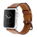 Handmade-custom-brown-leather-strap-for-Hermes-Apple-watch-strap-small