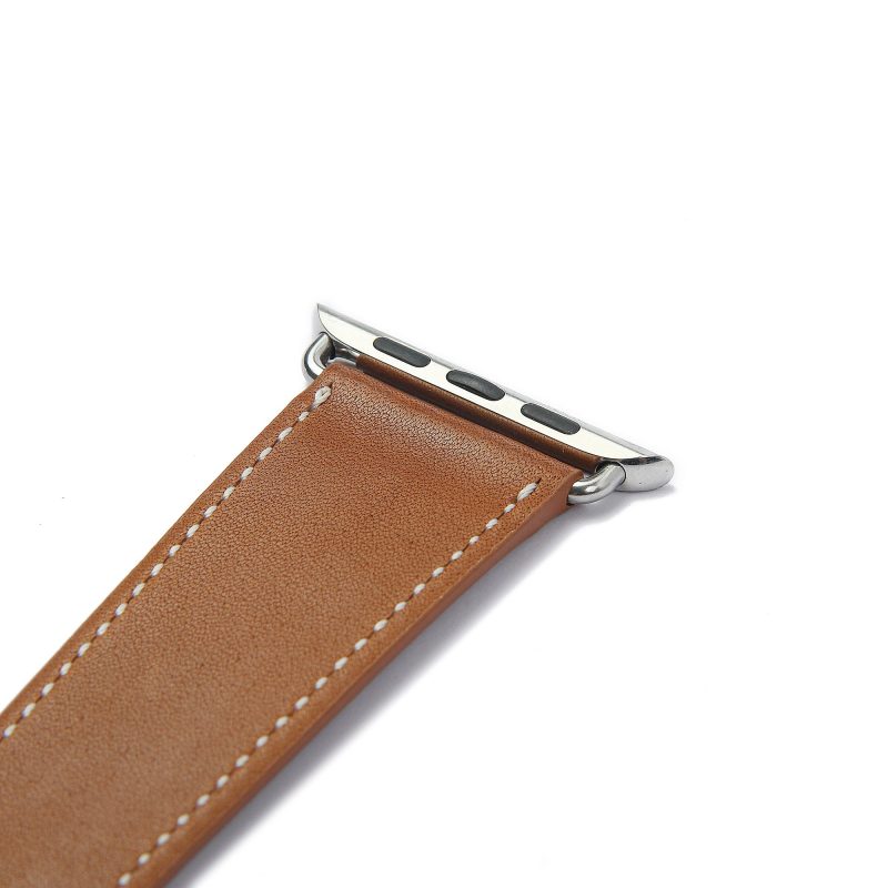 Apple-watch-custom-leather-watch-band-brown-strap-OEM-for-40mm-42mm-44mm (5)