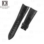 Audemars-Piguet-Millenary-Curved-End-replacement-Black-alligator Leather-watch-band strap replacement