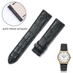 Black Alligator crocodile leather watch band Patek Philippe Calatrava 5116 5119 5120 5296 strap