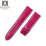 Pink Alligator leather watch band Patek Philippe Calatrava 5116 5119 5120 5296 strap replacement