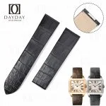 custom crocdile leather watch band for santos dumont watch large xl 1575 price