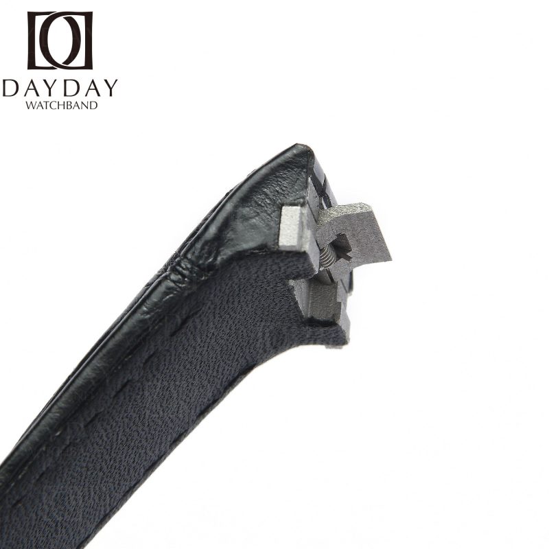 Custom alligator leather strap replacement for Cartier Roadster 20mm 19mm watchband
