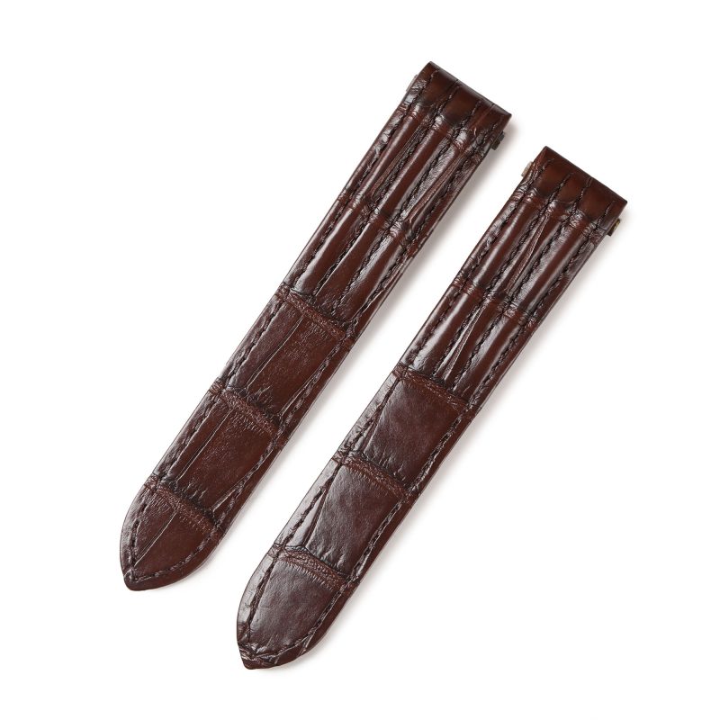Cartier-Roadster-S-watch-strap-replacement-Brown-Alligator-watchband-19mm-20mm