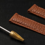 Cartier Tank solo Ronde Brown leather strap calfskin replacement watch band forsale (2)