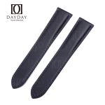Cartier Tank solo Ronde Dark Blue leather strap calfskin replacement watch band for sale smooth calfskin