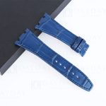Custom-Audemars-Piguet AP-Royal-Oak 50th 15500st 35mm 41mm-strap-blue Alligator-watch-band