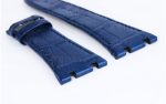 Custom-Audemars-Piguet-Royal-Oak-blue alligator leather strap-Alligator-watch-band replacement for sale