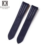 Custom Dark Brown leather watch band for Cartier Roadster strap best sale