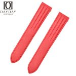 Custom-red-leather-watch-band-for-Cartier-Roadster-strap-best-sale
