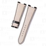 Custom replacement black alligator leather watch bands for Patek Philippe Nautilus strap price