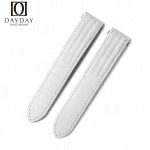 free custom white alligator leather watch band for cartier roadster for sale