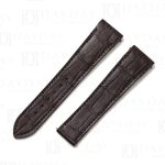 Custom Quickswitch system alligator brown leather watch strap replacement for New Cartier de Santos watches