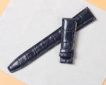 Custom Handmade-genuine alligator-blue-leather-watch-band strap replacement-20mm 21mm for-IWC Portofino Portuguese Portugieser Pilot-straps-for-sale aftermarket