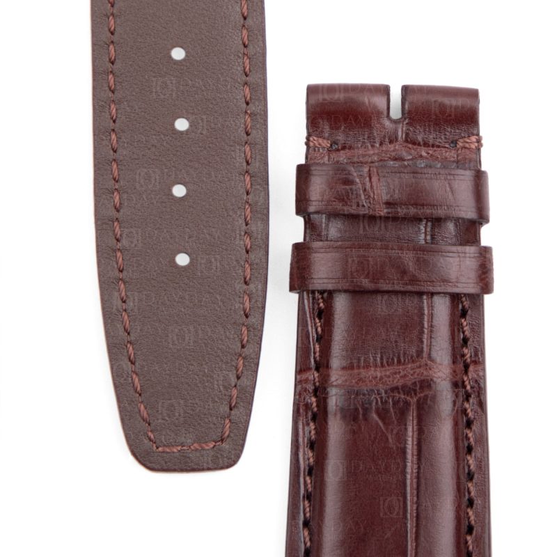 Custom Handmade-genuine alligator leather watch band for IWC-Portugieser Portuguese Portofino-strap-replacement-for-sale-22mm-custom-made for sale at low price