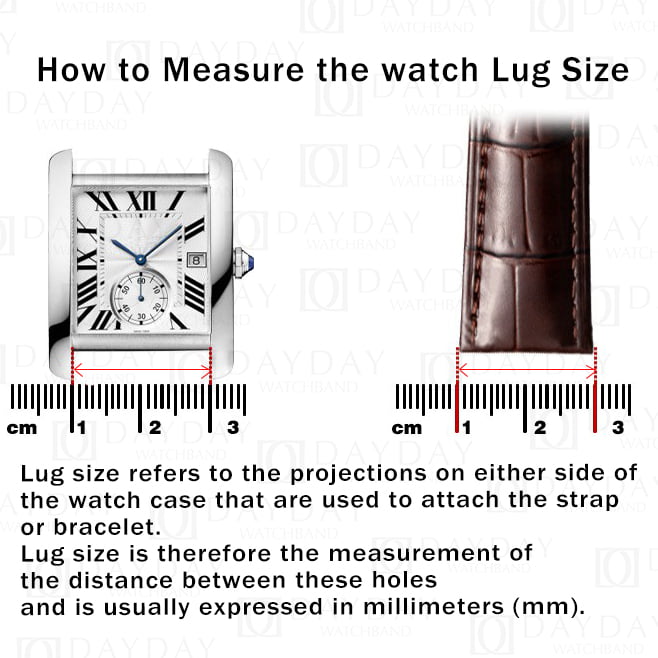 How to measure lug size Dayadaywatchband hao