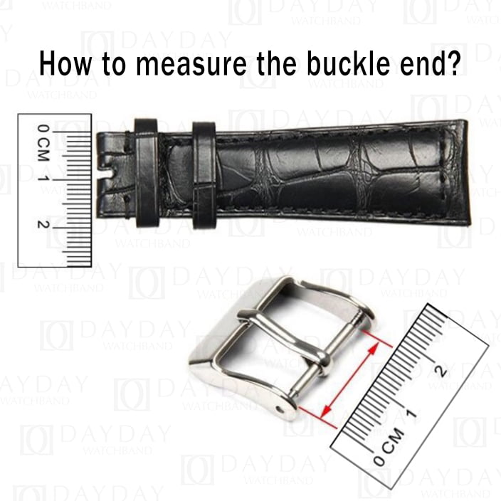 How to measure the buckle end Daydaywatchband hao