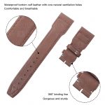 Custom handmade IWC-Big-Pilot-Top Gun brown-santoni calfskin-leather-watch-band-strap-with-rivets 36 41 43 46 22mm aftermarket price