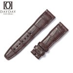 Custom Replacement IWC Pilot Chronograph LE PETIT PRINCE Mark XVIII 20mm 21mm Brown Alligator leather watch band strap