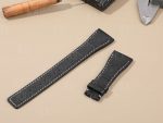 Custom IWC-Da-Vinci-alligator Leather-Strap-Black-Brown-Handmade-watch-band replacement-Shop-Online-for-sale aftermarket