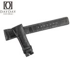 Custom IWC-Schaffhausen Da-Vinci-alligator Leather-Strap-Black-Brown-Handmade-watch-band replacement-Shop-Online-for-sale aftermarket
