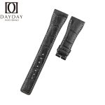 Personalized IWC-Da-Vinci-crocodile Leather-watch Strap replacement-Black-Brown-Handmade-watch-band-Shop-Online-for-sale at low price