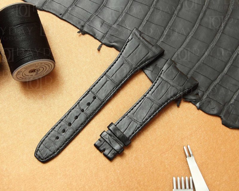 IWC-Ingenieur-3227-3239-IW378401-IW378404-29mm-IW323601-Mission-Earth-Replacement-Black-Leather-band-strap