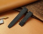 Personalized bespoke IWC Schaffhause Top Gun Pilot LE PETIT PRINCE Mark XVIII XVII 20mm 21mm Black calfskin leather watch band straps replacement for sale