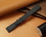 Personalized bespoke IWC Schaffhause Top Gun Pilot LE PETIT PRINCE Mark XVIII XVII 20mm 21mm Black calfskin leather watch band straps replacement for sale