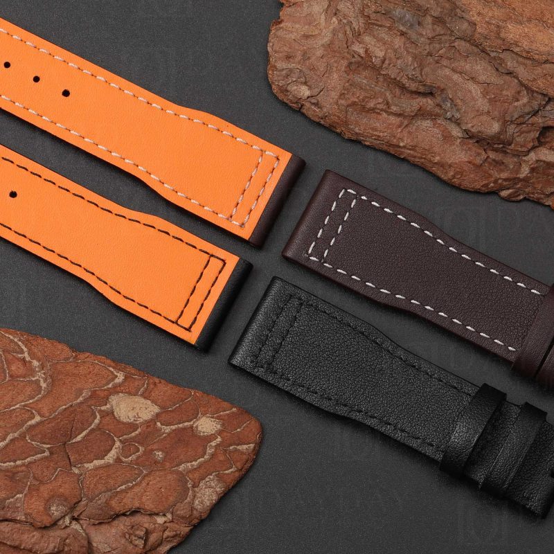 IWC Schaffhause Pilot LE PETIT PRINCE Mark XVIII Top Gun 20mm 21mm Black calfskin leather watch band strap for sale (2)