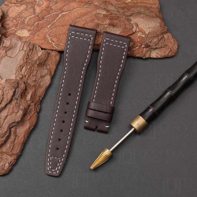 IWC Schaffhause Pilot LE PETIT PRINCE Mark XVIII Top Gun 20mm 21mm brown calfskin leather watch band strap for sale (4)