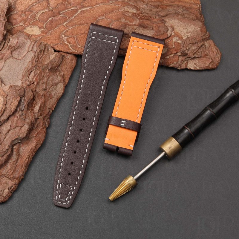 IWC Schaffhause Pilot LE PETIT PRINCE Mark XVIII Top Gun 20mm 21mm brown calfskin leather watch band strap for sale (5)