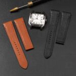 NEW Cartier Santos quickswitch Black brown replacement watch band for sale custom handmade (3)