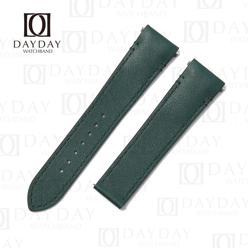 NEW Cartier Santos quickswitch Green replacement watch band for sale custom handmade