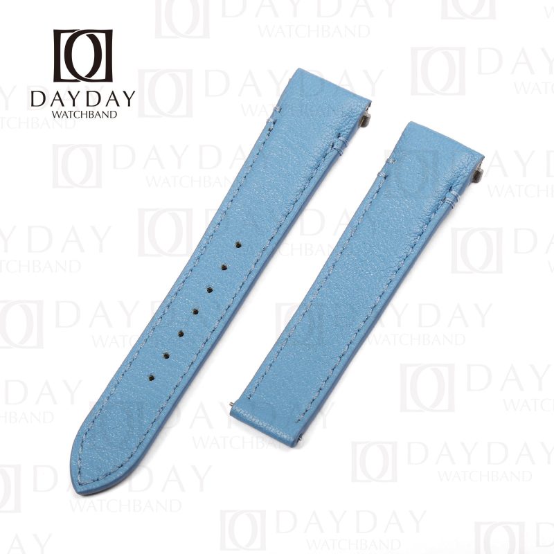 NEW Cartier Santos quickswitch ICE Blue replacement watch band for sale custom handmade
