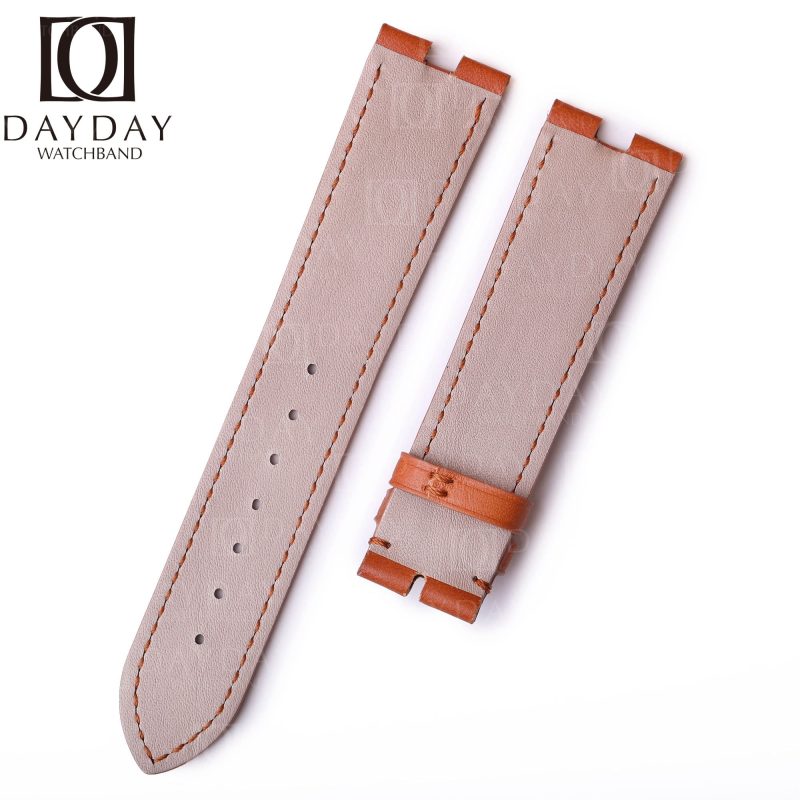 Patek Philippe Ellipse PP Golden Vintage 5738 3548 orange calfskin leather watchband replacement watch strap