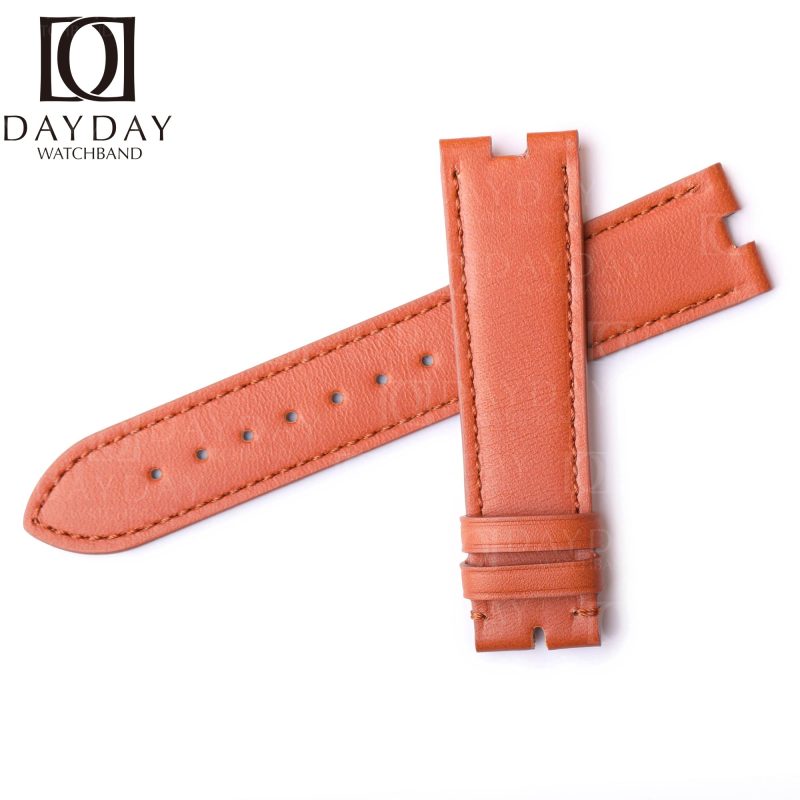 Patek Philippe Ellipse PP Golden Vintage 5738 3548 orange calfskin leather watchband replacement watch strap