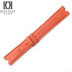 Patek Philippe Ellipse orange calfskin leather watchband replacement watch strap wrist band