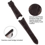 Patek-Philippe-Nautilus-5712-5711-brown-alligator-leather-strap-replacement-watch-band