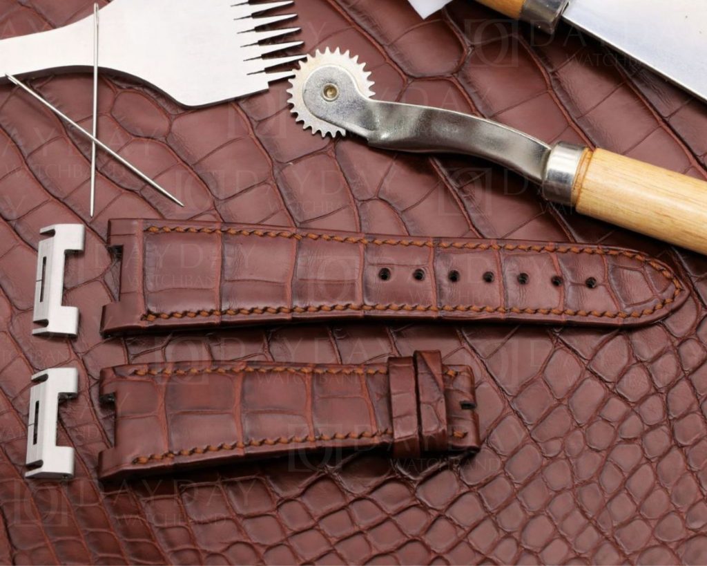 Patek-Philippe-Nautilus-5712-5711-brown-alligator-leather-strap-replacement-watch-band
