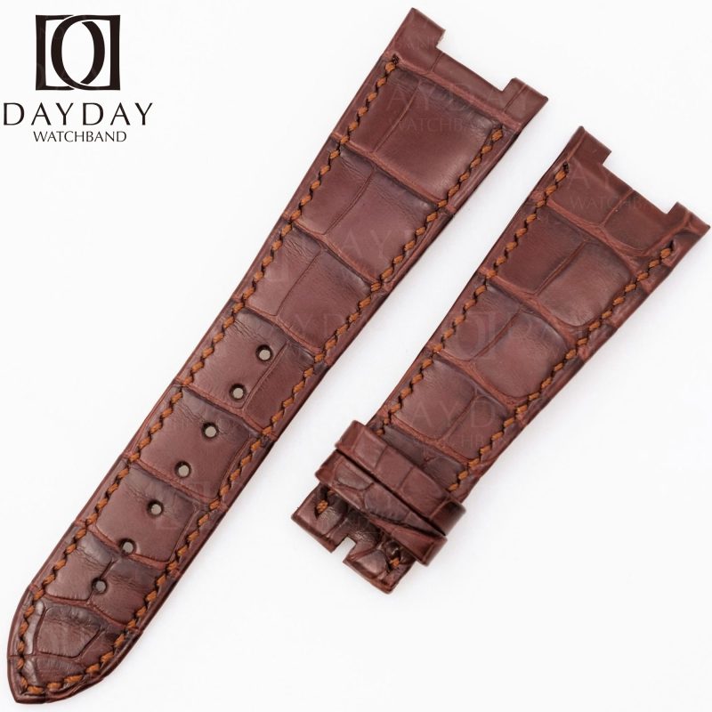 Patek-Philippe-Nautilus-5712-5711-brown-alligator-leather-strap-replacement-watch-band