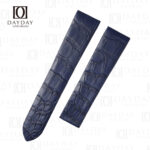 custom Dark blue crocodile leather watch band for santos dumont watch large xl 1575 price