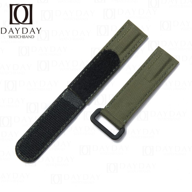 20mm-Velcro-watch-band-for-Rolex-Omega-Patek-Philippe-Blancpain-sailcloth-Canvas-nylon-strap