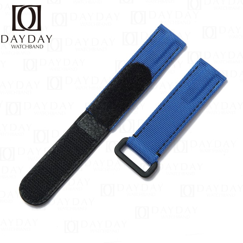 20mm-Velcro-watch-band-for-Rolex-Omega-Patek-Philippe-Blancpain-sailcloth-Canvas-nylon-strap