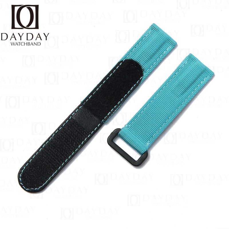 20mm-Velcro-watch-band-for-Rolex-Omega-Patek-Philippe-Blancpain-sailcloth-Canvas-nylon-strap