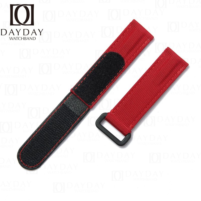 20mm-Velcro-watch-band-for-Rolex-Omega-Patek-Philippe-Blancpain-sailcloth-Canvas-nylon-strap
