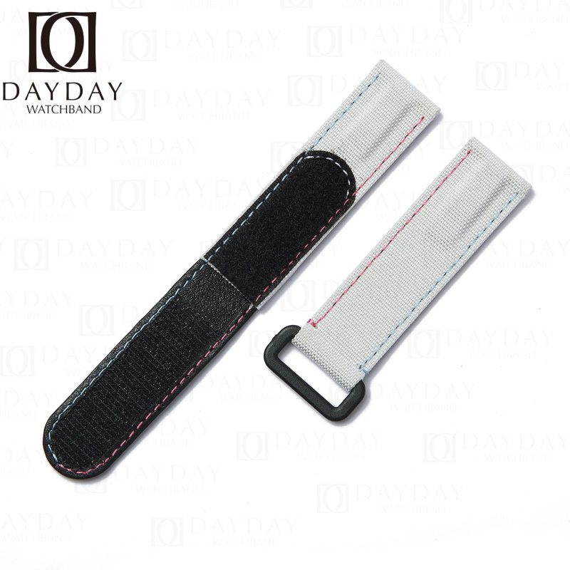 20mm-Velcro-watch-band-for-Rolex-Omega-Patek-Philippe-Blancpain-sailcloth-Canvas-nylon-strap
