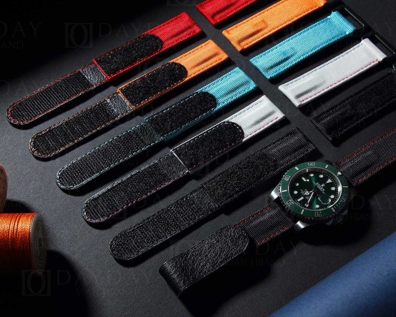 20mm-Velcro-watch-band-for-Rolex-Omega-Patek-Philippe-Blancpain-sailcloth-Canvas-nylon-strap