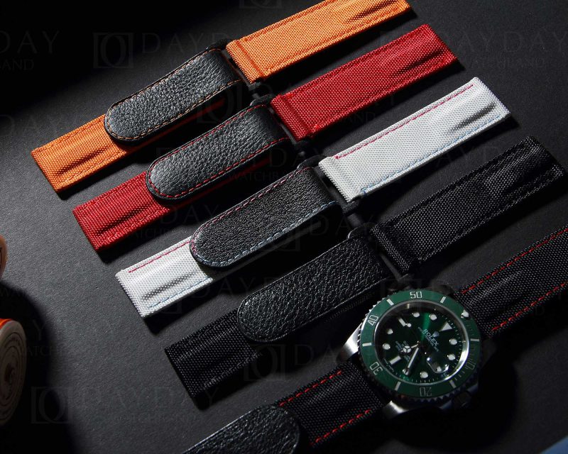 20mm-Velcro-watch-band-for-Rolex-Omega-Patek-Philippe-Blancpain-sailcloth-Canvas-nylon-strap